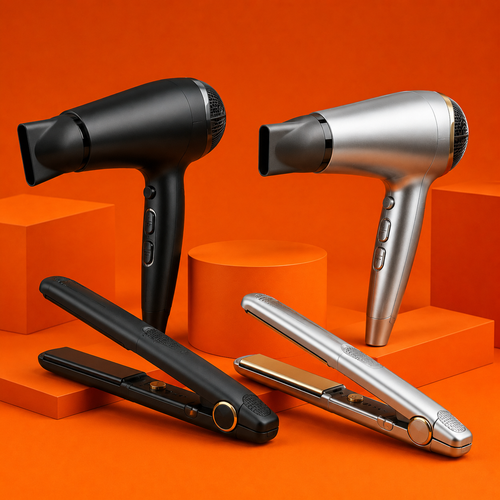 HAIR DRYER AND STRAIGHTENER