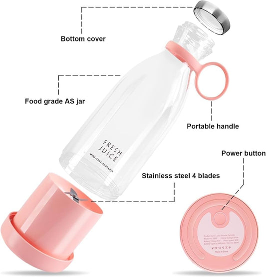 Portable Rechargeable Blender – 350ml