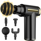 4-in-1 Mini Deep Tissue Massage Gun – 6 Speed Cordless Muscle Massager