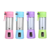 Portable USB Rechargeable Juicer Blender – 6 Blade Mini Personal Smoothie Maker (380ml)
