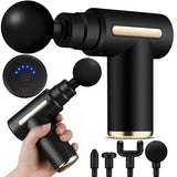 4-in-1 Mini Deep Tissue Massage Gun – 6 Speed Cordless Muscle Massager